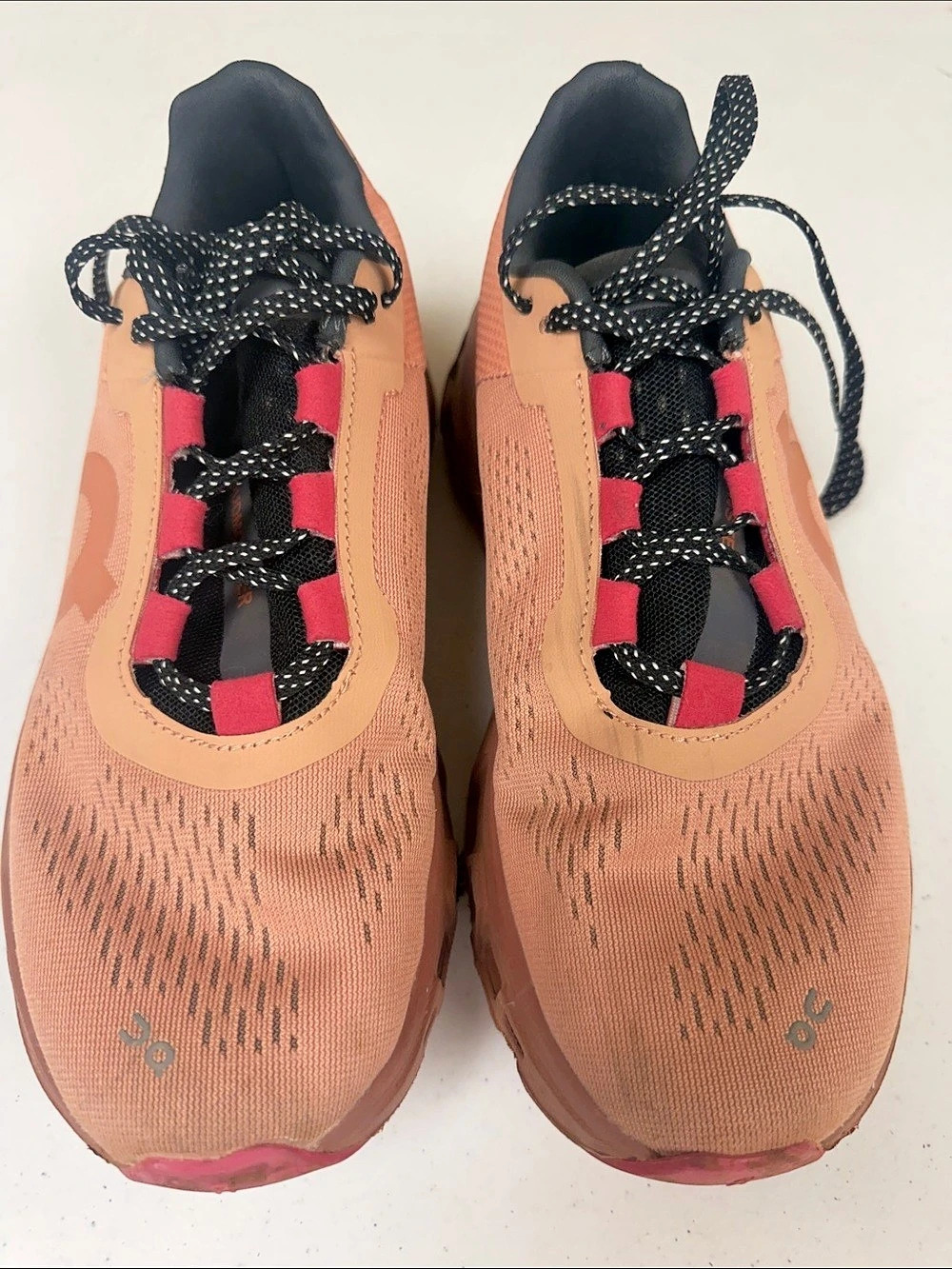 On Women's Athletic Sneakers Orange & Pink
